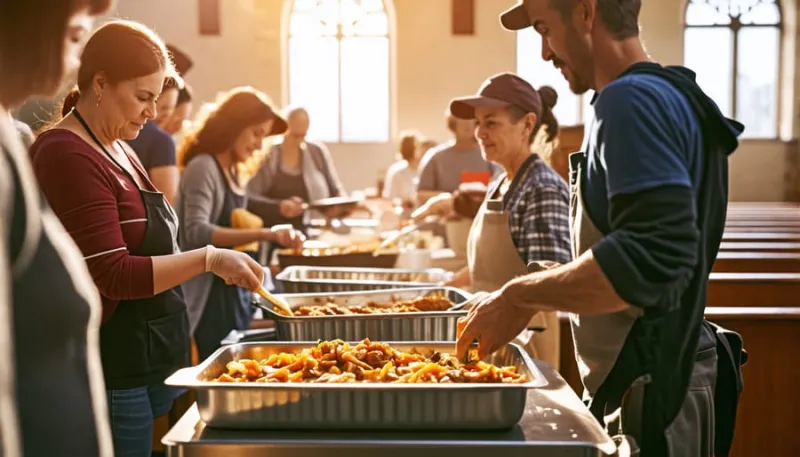 Más que un plato de comida: la caridad que se sienta a la mesa